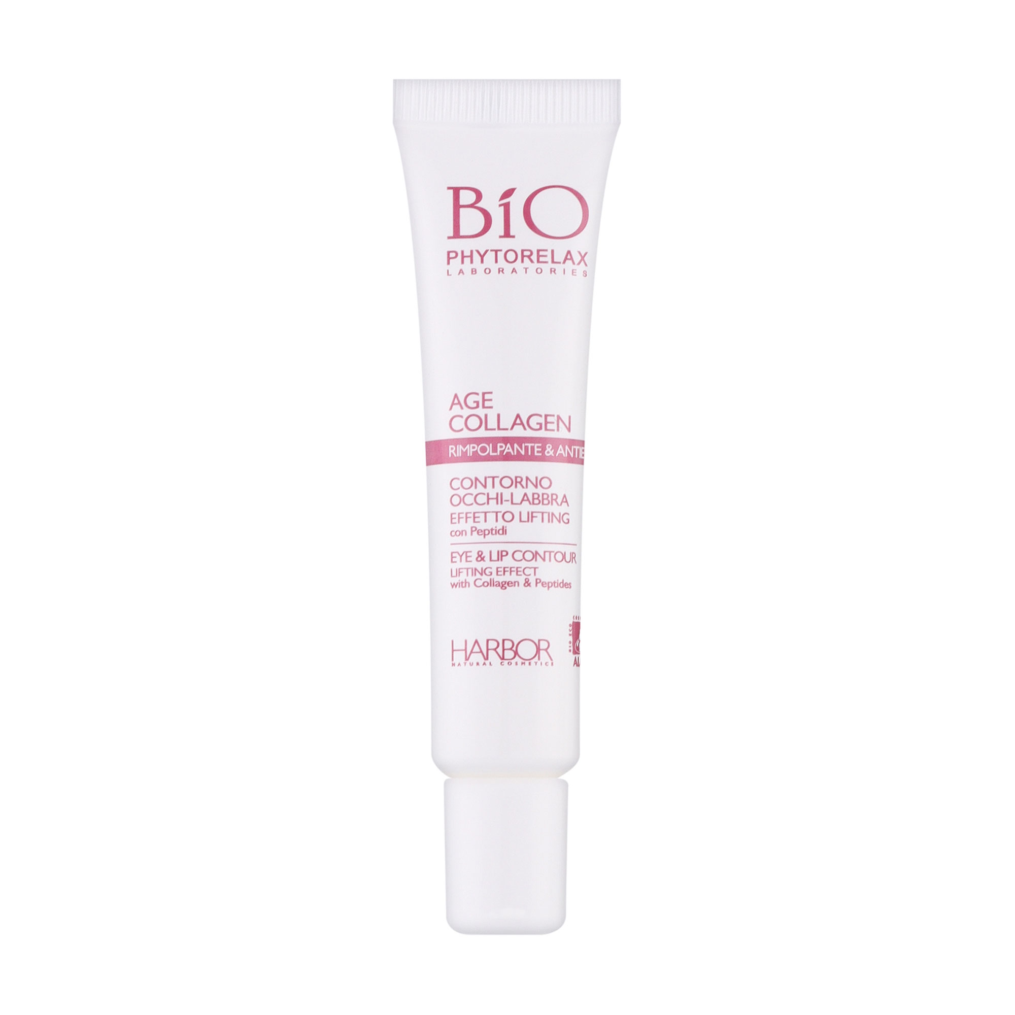 Уцінка! Крем-контур для шкіри навколо очей та губ Phytorelax Laboratories Age Collagen Lifting Effect Eyes &amp; Lips Contour Cream з ліфтинг-ефектом, 15 мл